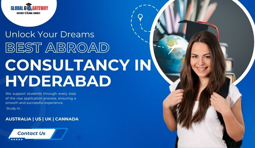 promoting study abroad consultancy in Hyderabad.